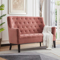 Pink Velvet Loveseat Sofa H6297