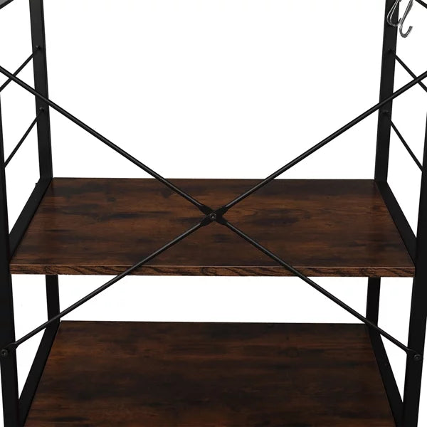 Wooden Kitchen Shelf 4 Tier Shelves E7290