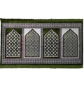 Green Geometric 4 Person Prayer Rug M760684