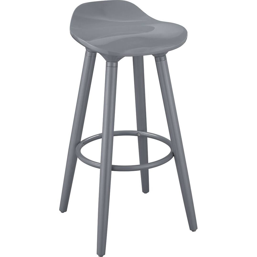 White Bar Stool I158