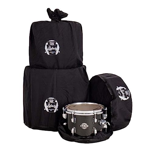 4-piece Shell Pack with Snare Drum - Black Sparkle G275
