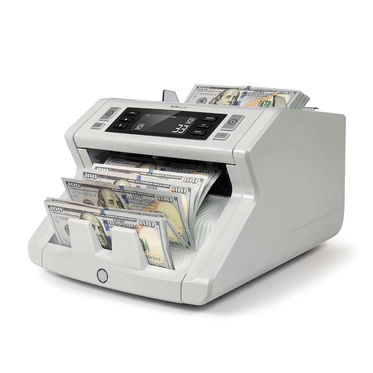 Bill counter with 2-point counterfeit detection K340928