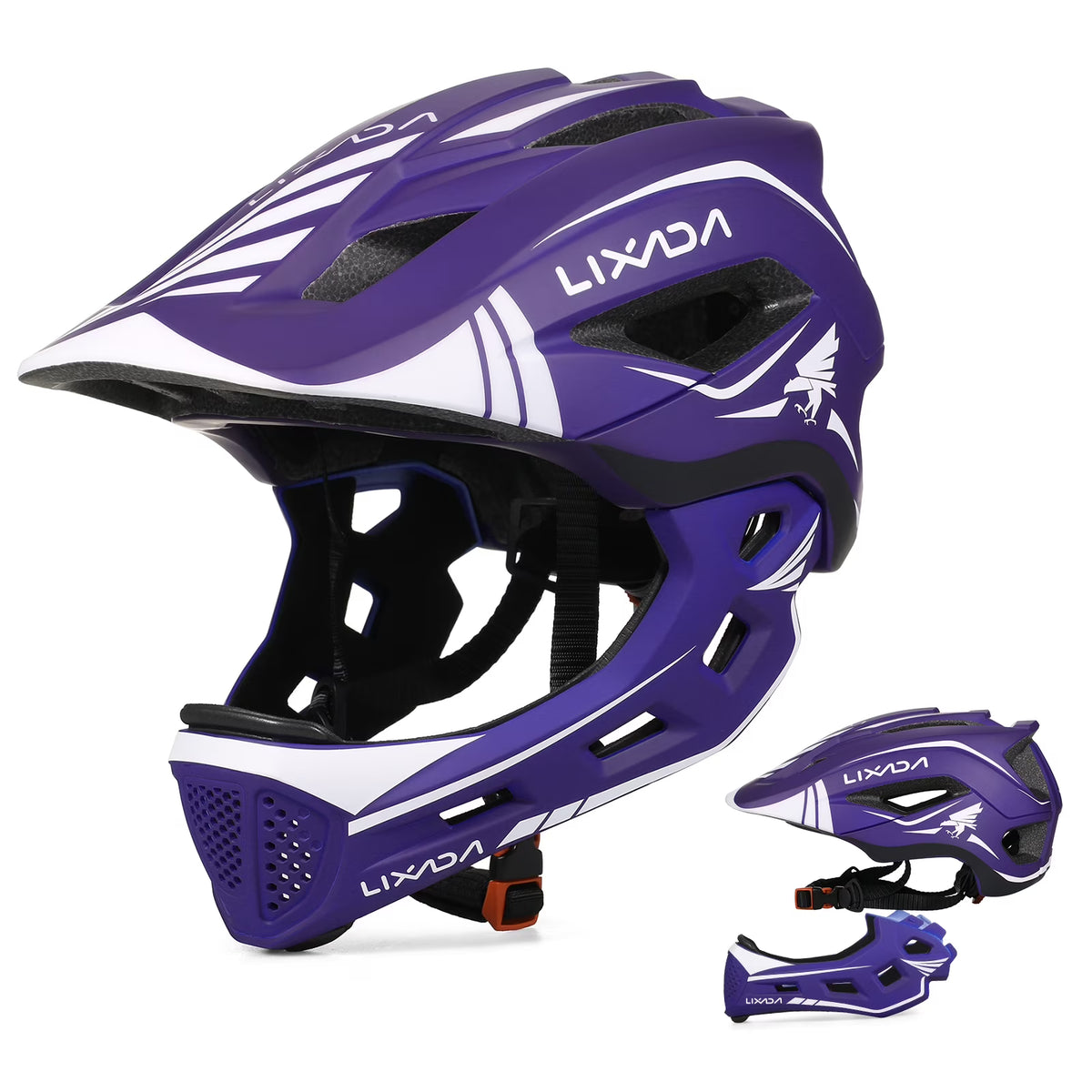 Kids Detachable Full Face Bike Helmet H501699
