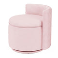 Velvet Upholstered Swivel Accent Chair with Storage S15107