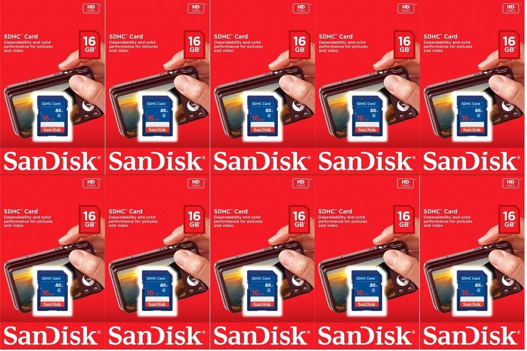 16GB SDHC Class 4 Flash Memory Card U48350