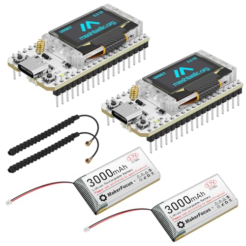 ESP32 LoRa V3 Development Board with 3000mAh Battery and 915MHz Antenna C7302