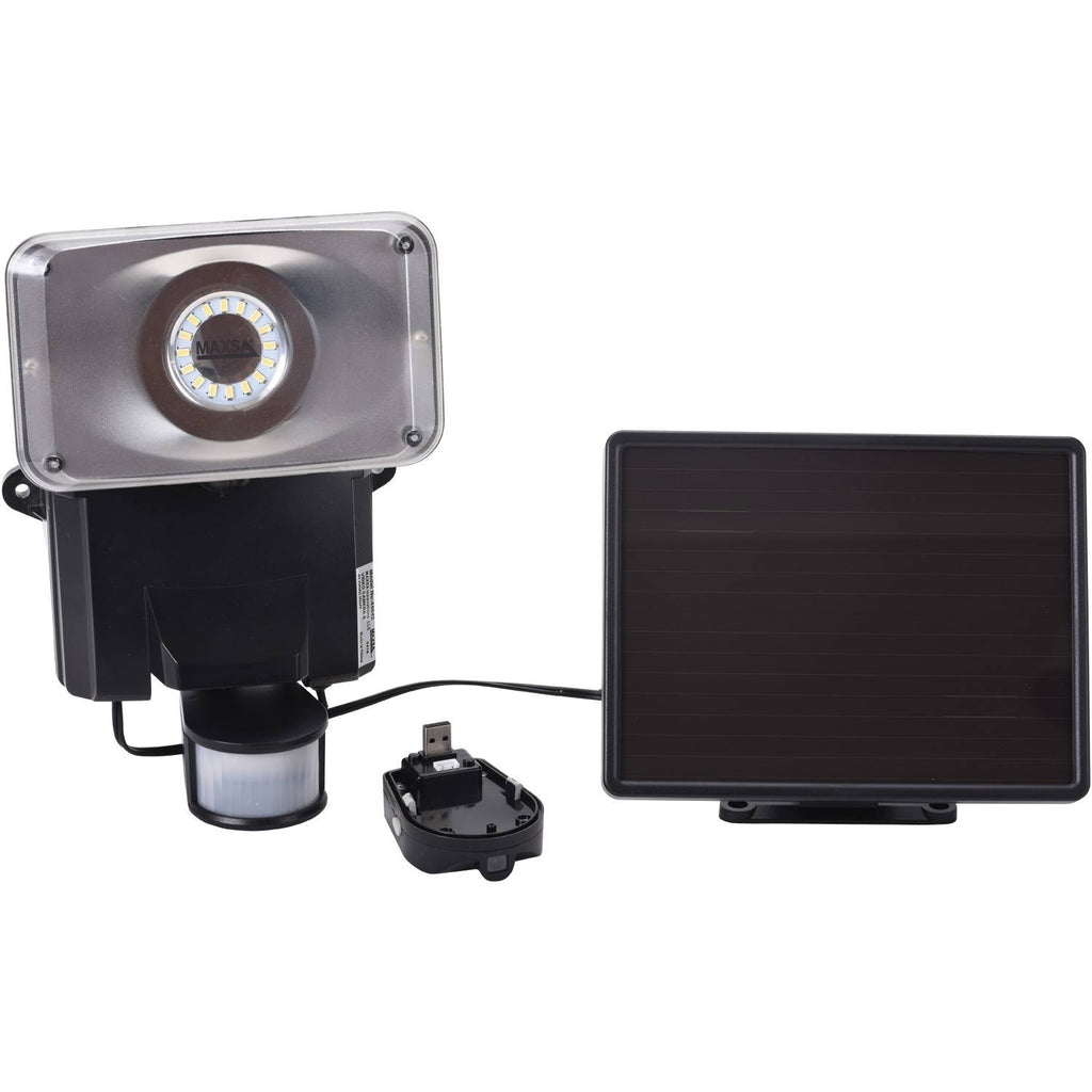 Solar Powered Security Video Camera Floodlight E71631