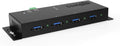 4-Port Industrial Hub Metal Case Pack of 2 N2583