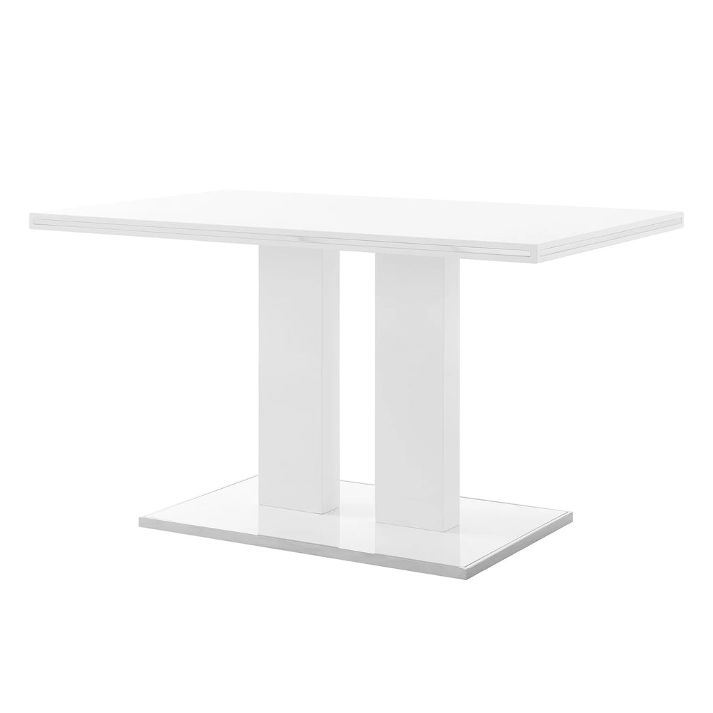 5-Piece Modern Wood & Metal Dining Set E668