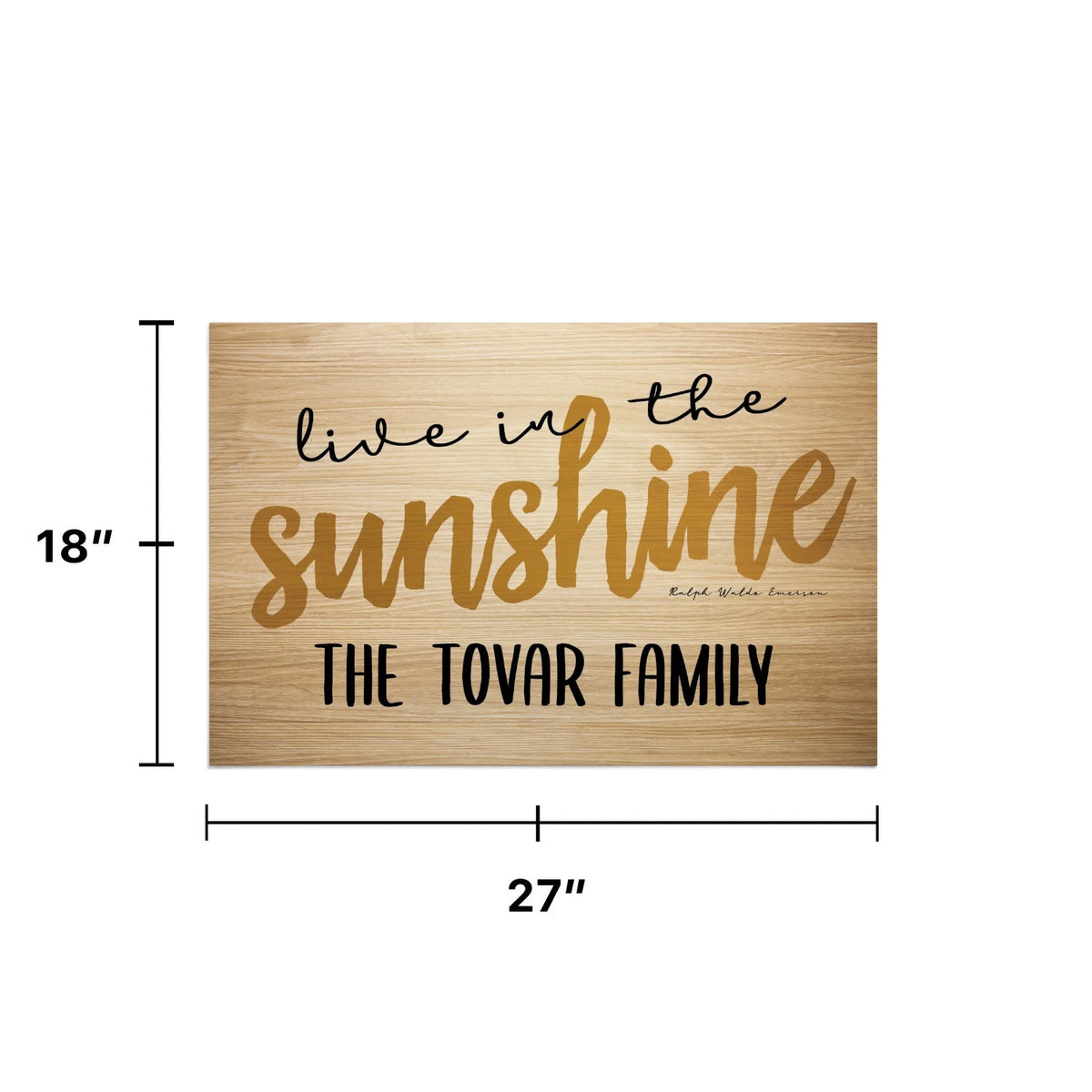 Light Brown Rectangular Non Slip Doormat B556
