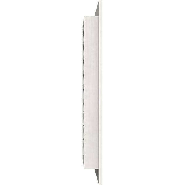 16 inch Vertical Gable Vent, Primed Smooth Western Red Cedar D26651