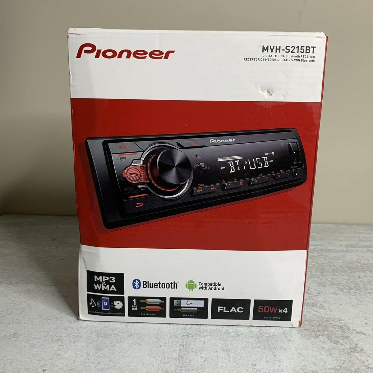Single Din Car Stereo In-Dash CD Player AM/FM F71808