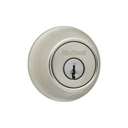 Satin Nickel Single Cylinder Deadbolt (Case of 3) B3267