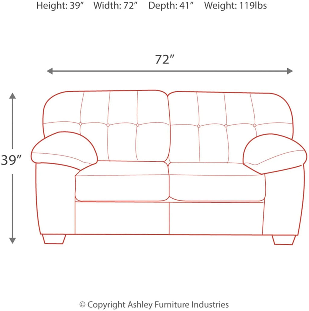 Granite Loveseat Q83283