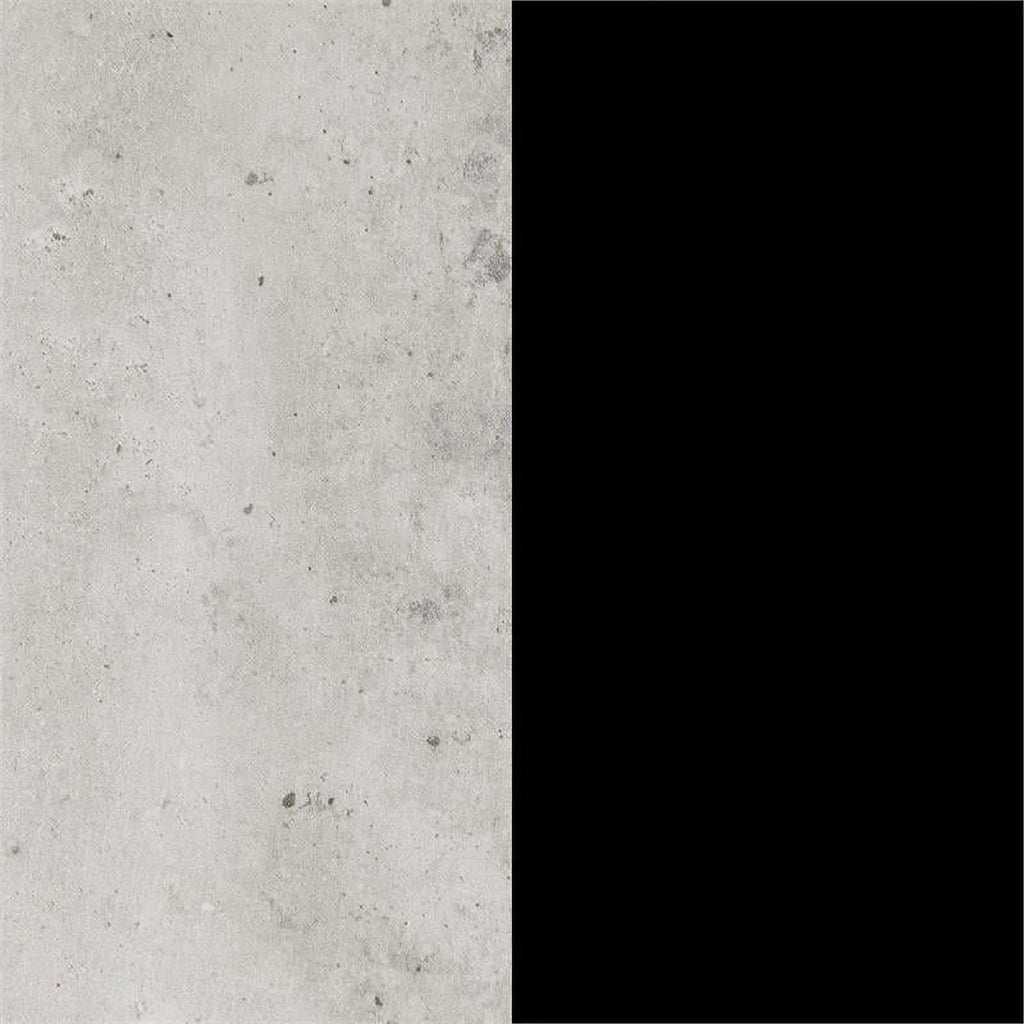 Concrete Gray and Black Coffee Table V10266