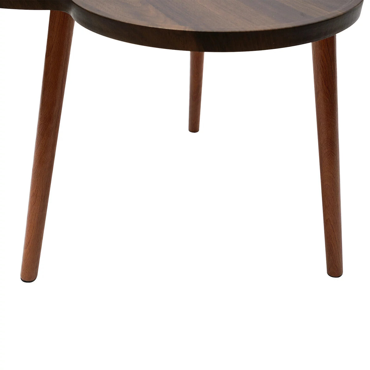 Log Color Coffee Table with Wood Legs M83471