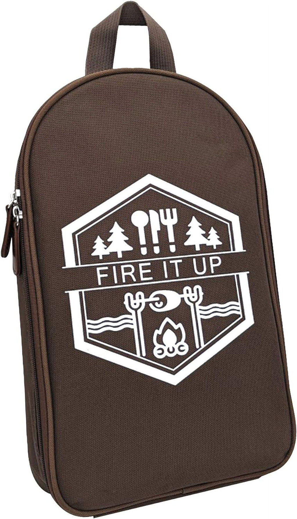 Brown BBQ Grilling and Camping Cooking Utensils Set Z856