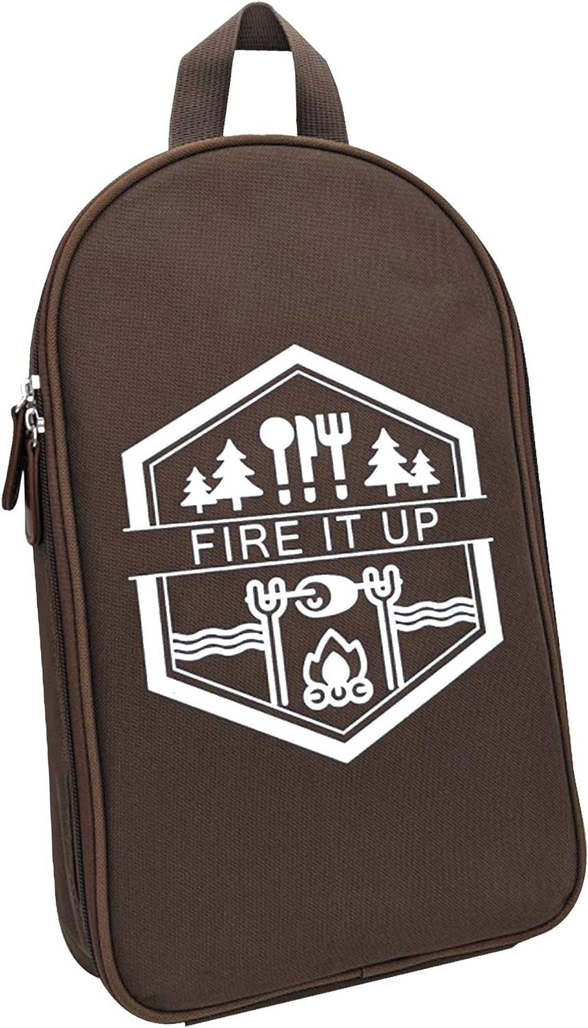 Brown BBQ Grilling and Camping Cooking Utensils Set Z856