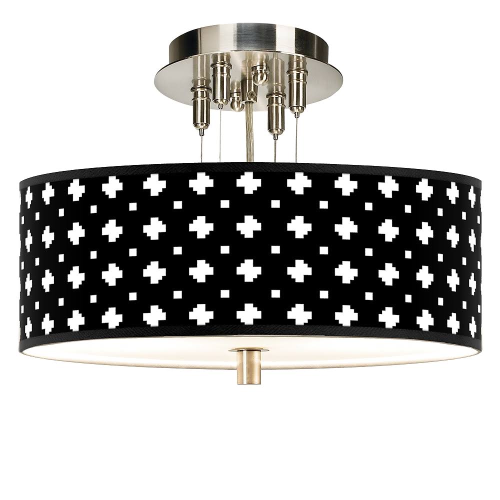 14 inch Wide Black Ceiling Light B902692