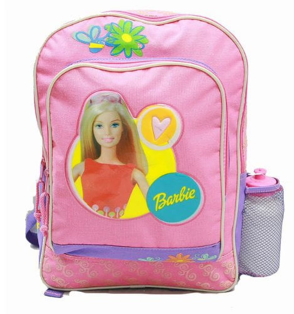 Purple Large School Backpack with Water Bottle W876214
