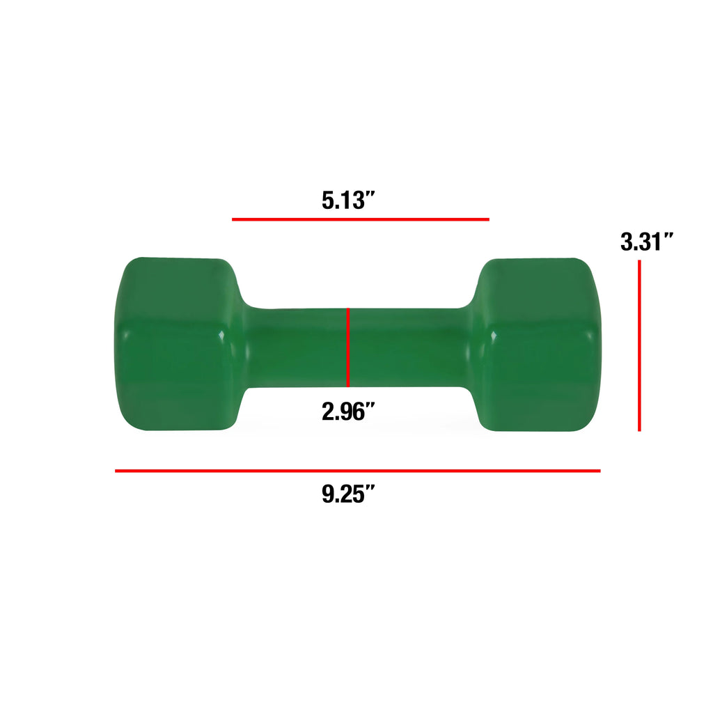 Vinyl Coated Dumbbells 9 Pound Pair R666