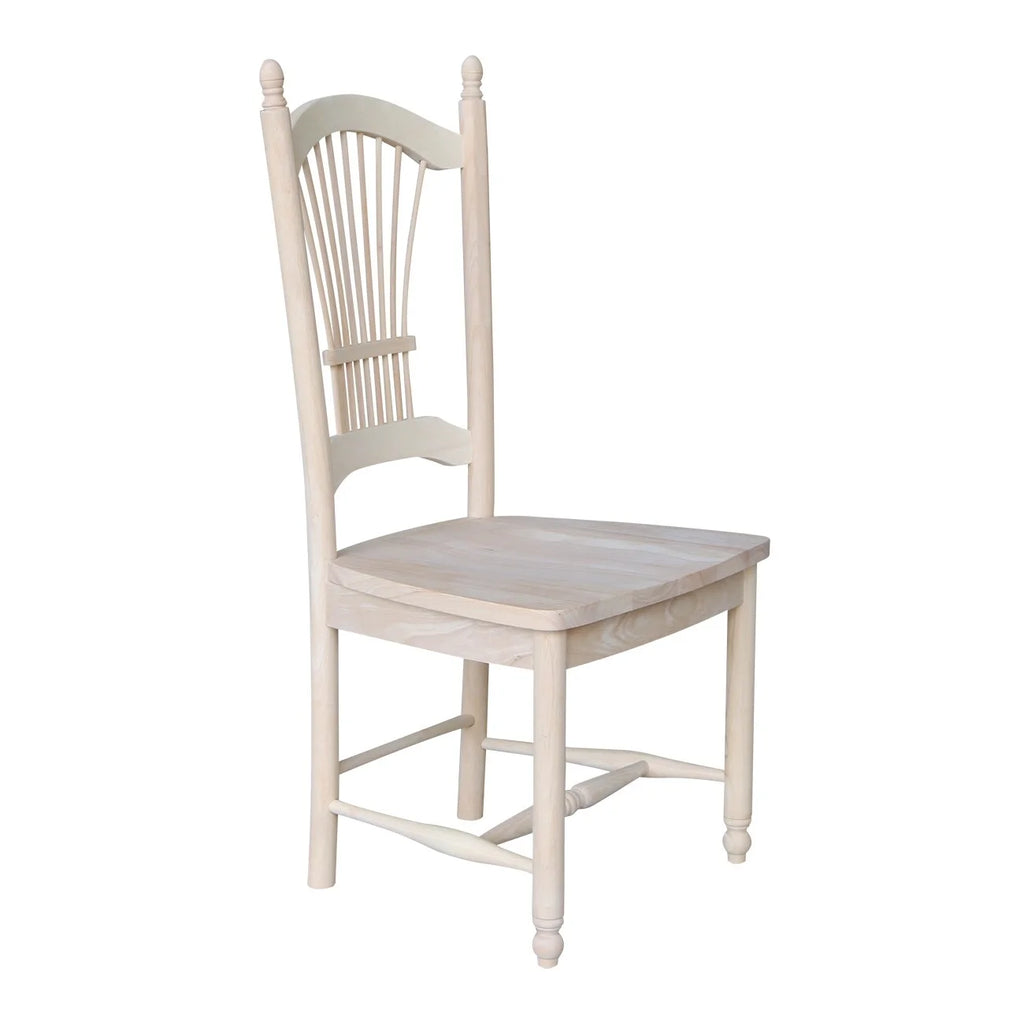Solid Wood Sheafback Dining Chairs, Set of 2 Y9113
