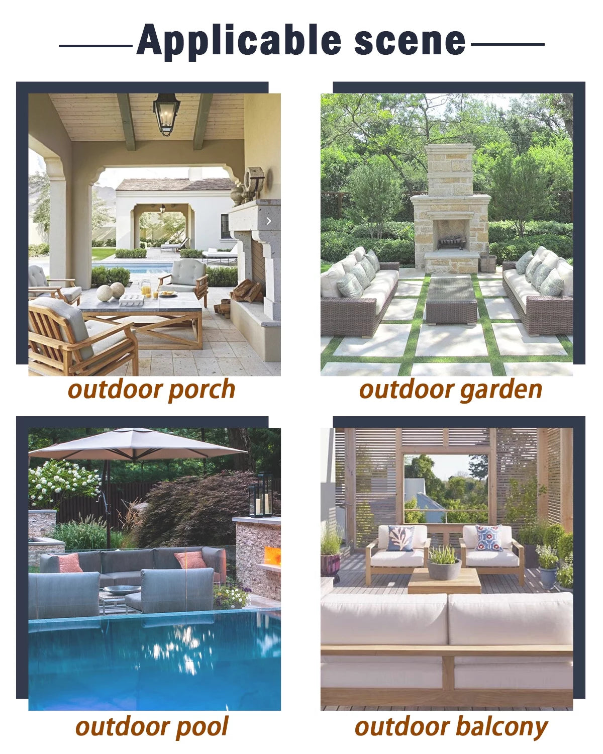 4 Piece Patio Conversation Set with Tempered Glass Tabletop Black L41261