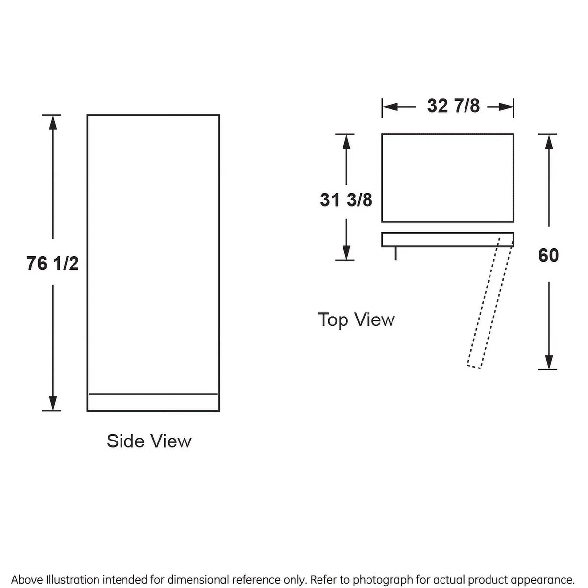 White Upright Freezer E770052
