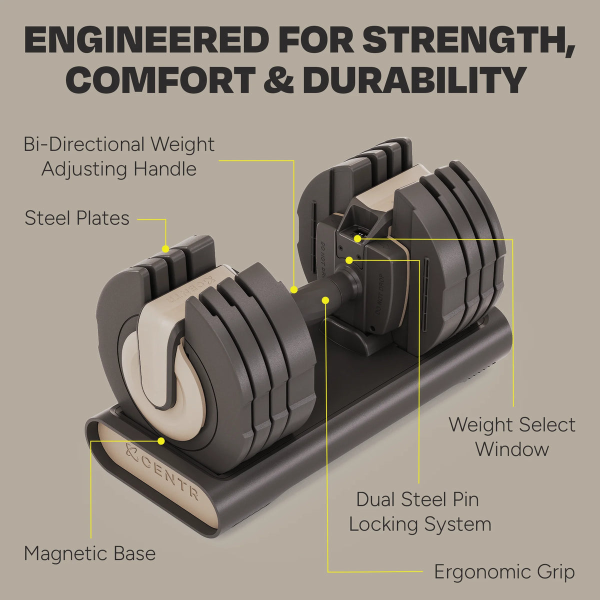 Adjustable Dumbbell 5-50 lbs Q471