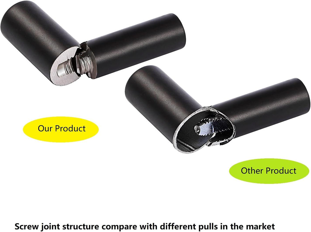7" Matt Black Stainless Steel Cabinet Handles, 30 Pack A251