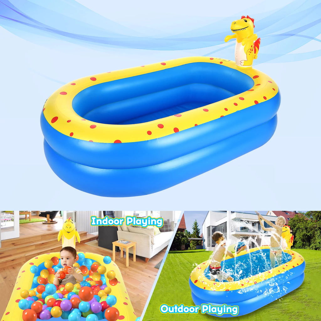 Inflatable Sprinkler Pool 67 * 40in D4214