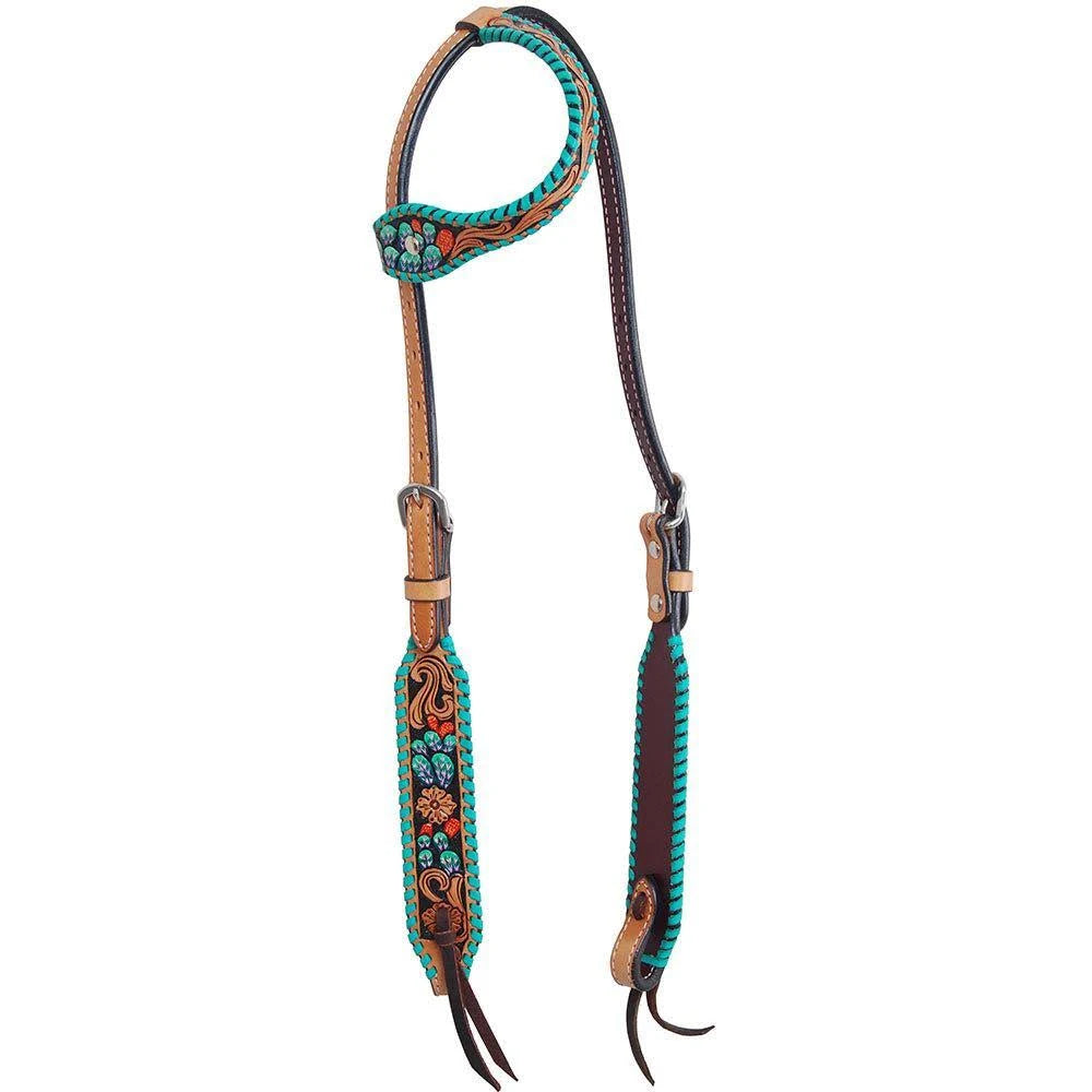 Painted Cactus Single Ear Headstall D64237