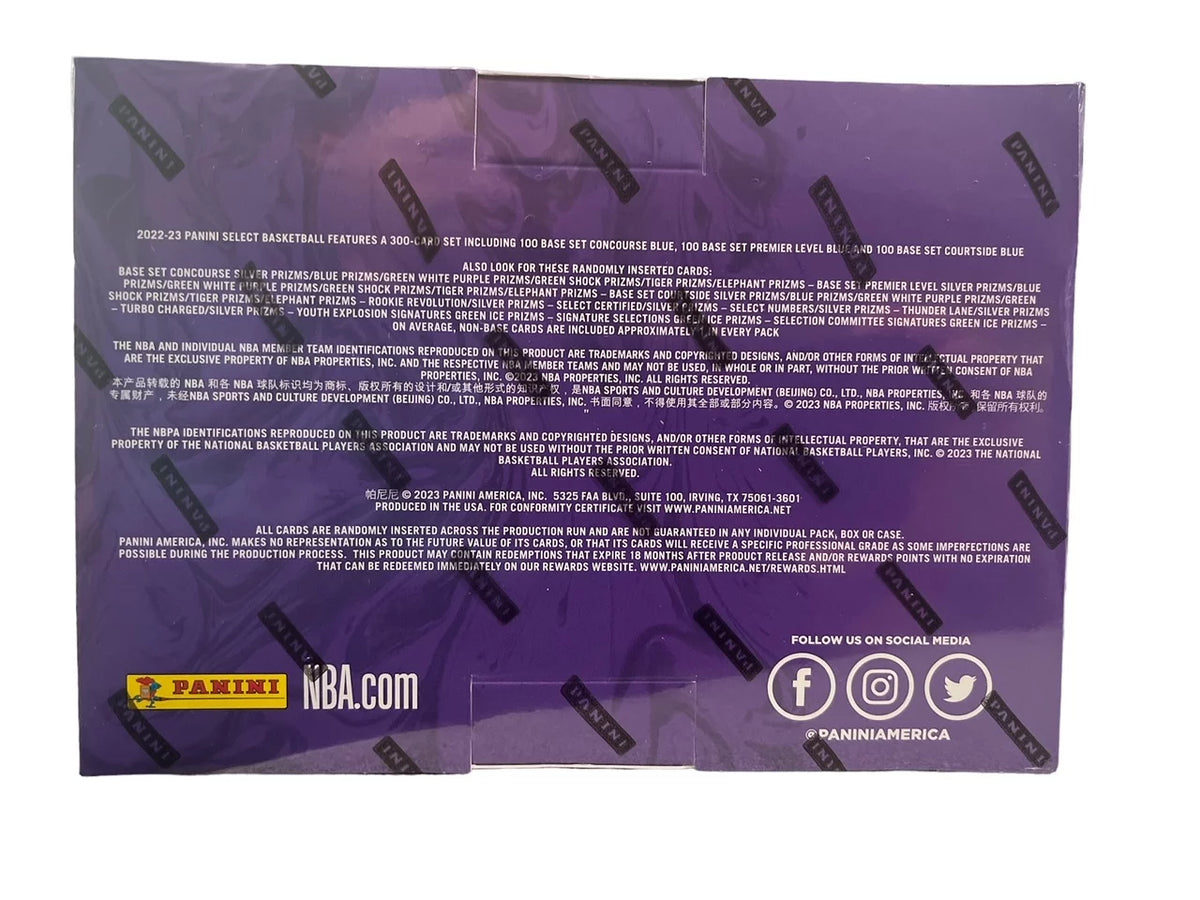 2022-23 Select Basketball Trading Card MEGA Box 10 Packs F9520
