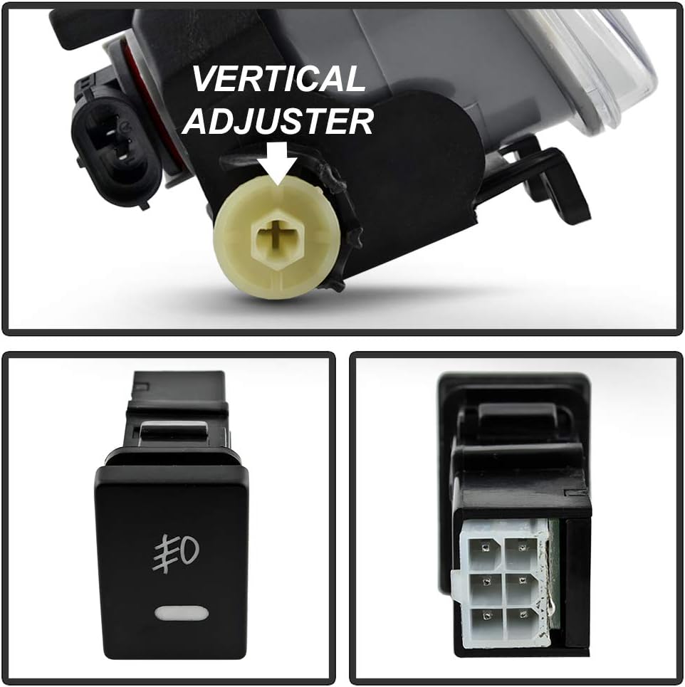 Bumper Fog Lights Driving Lamps H8849