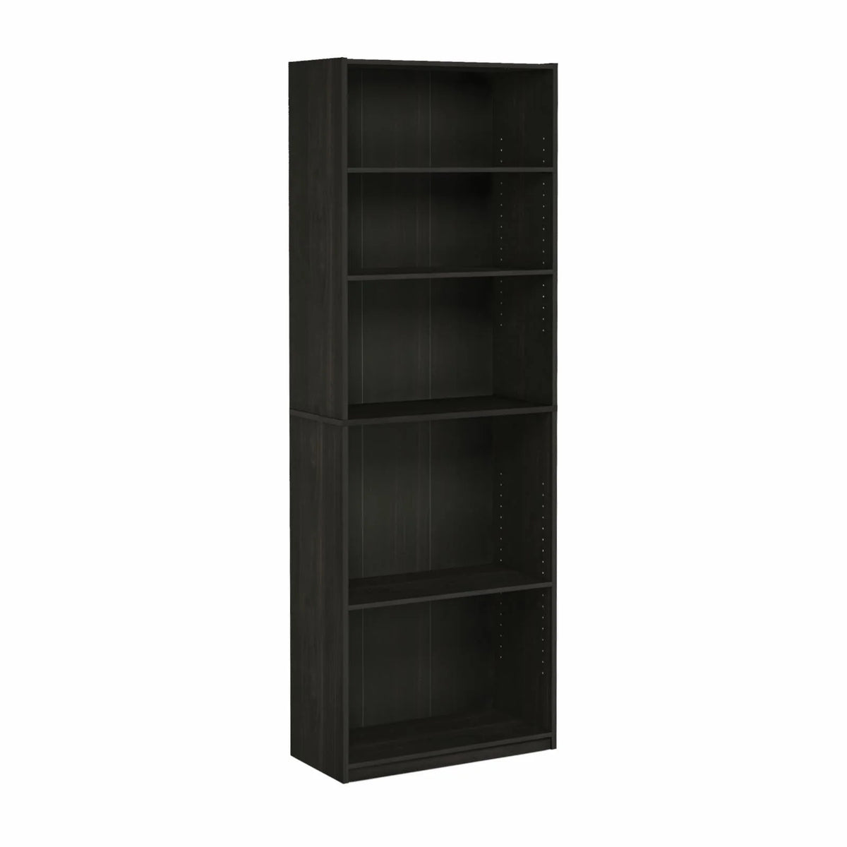 White 5-Shelf Engineered Wood Bookcase F233347
