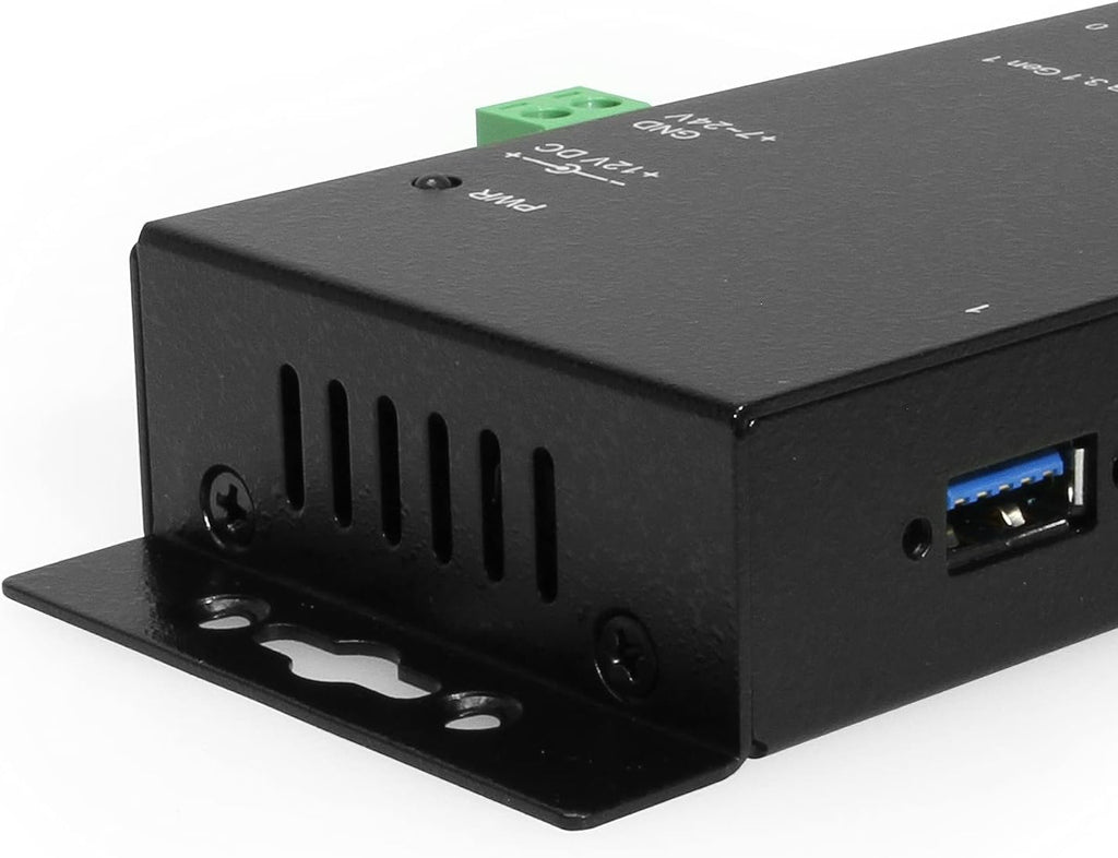 4-Port Industrial Hub Metal Case Pack of 2 N2583
