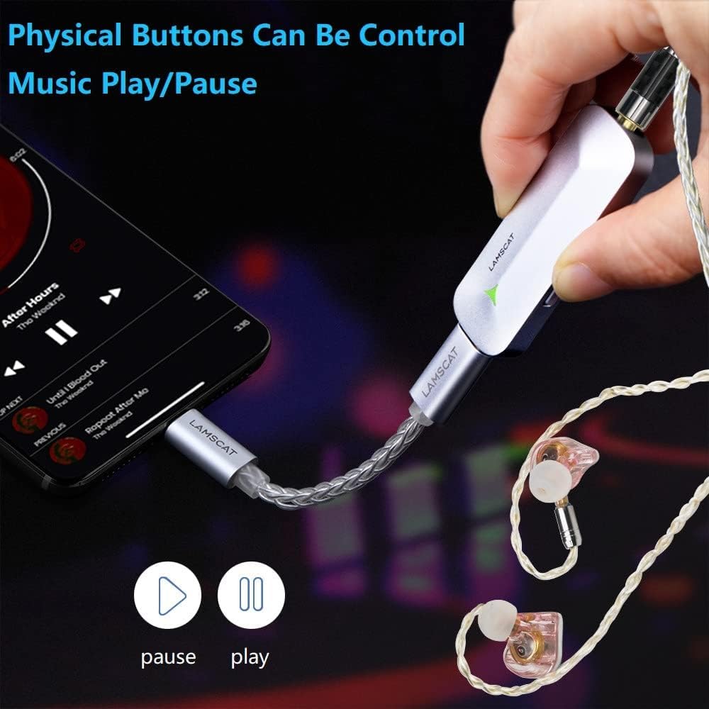 USB DAC Portable Headphone Amplifier with Type C Output (3.5mm) J688