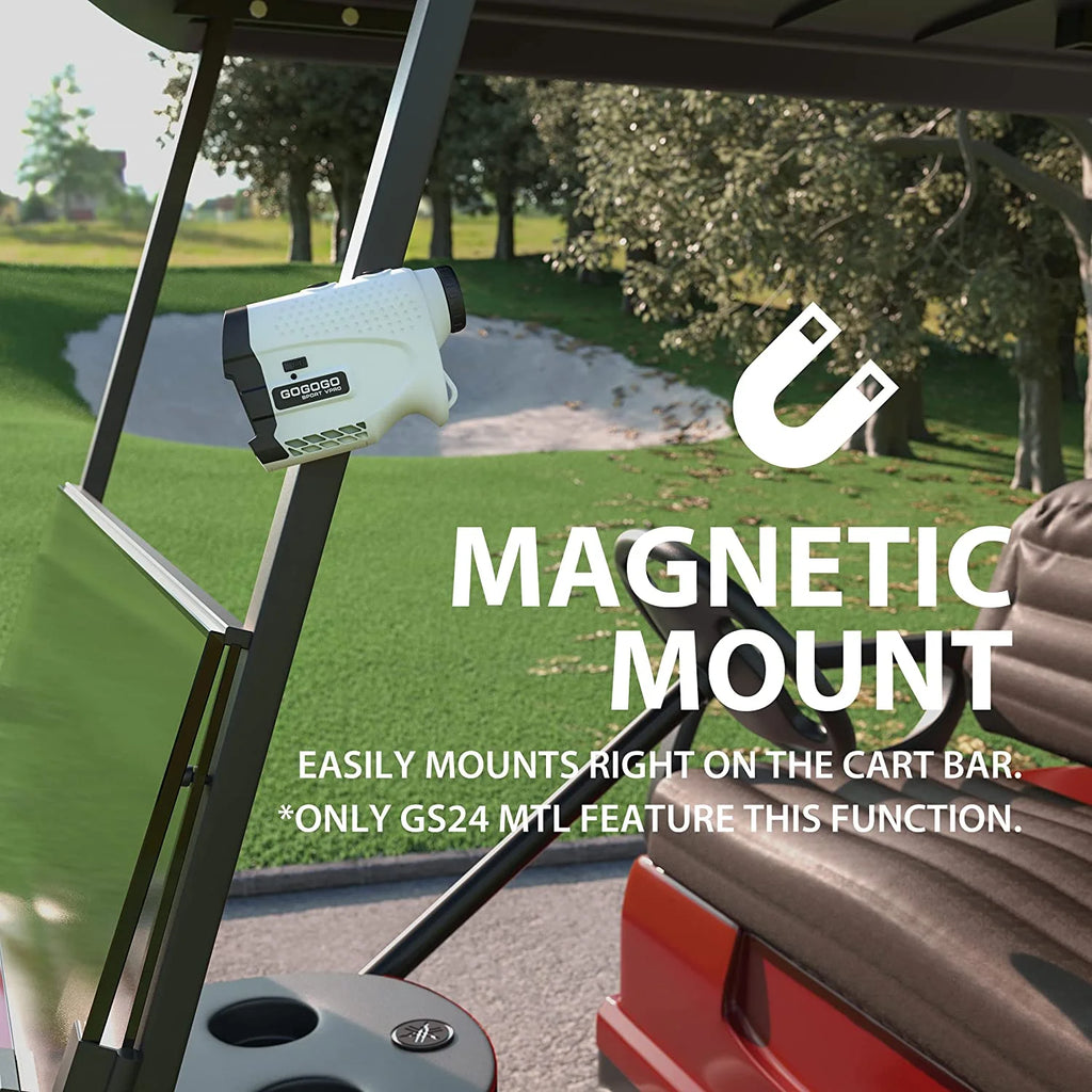 Golf Rangefinder 650 Yards 6X Magnification with Slope Switch, Built-in Magnet J6289