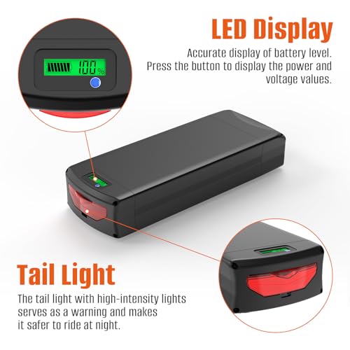 52V 72V 20AH 25AH 28.8AH Waterproof Lithium Battery with Rack K359214