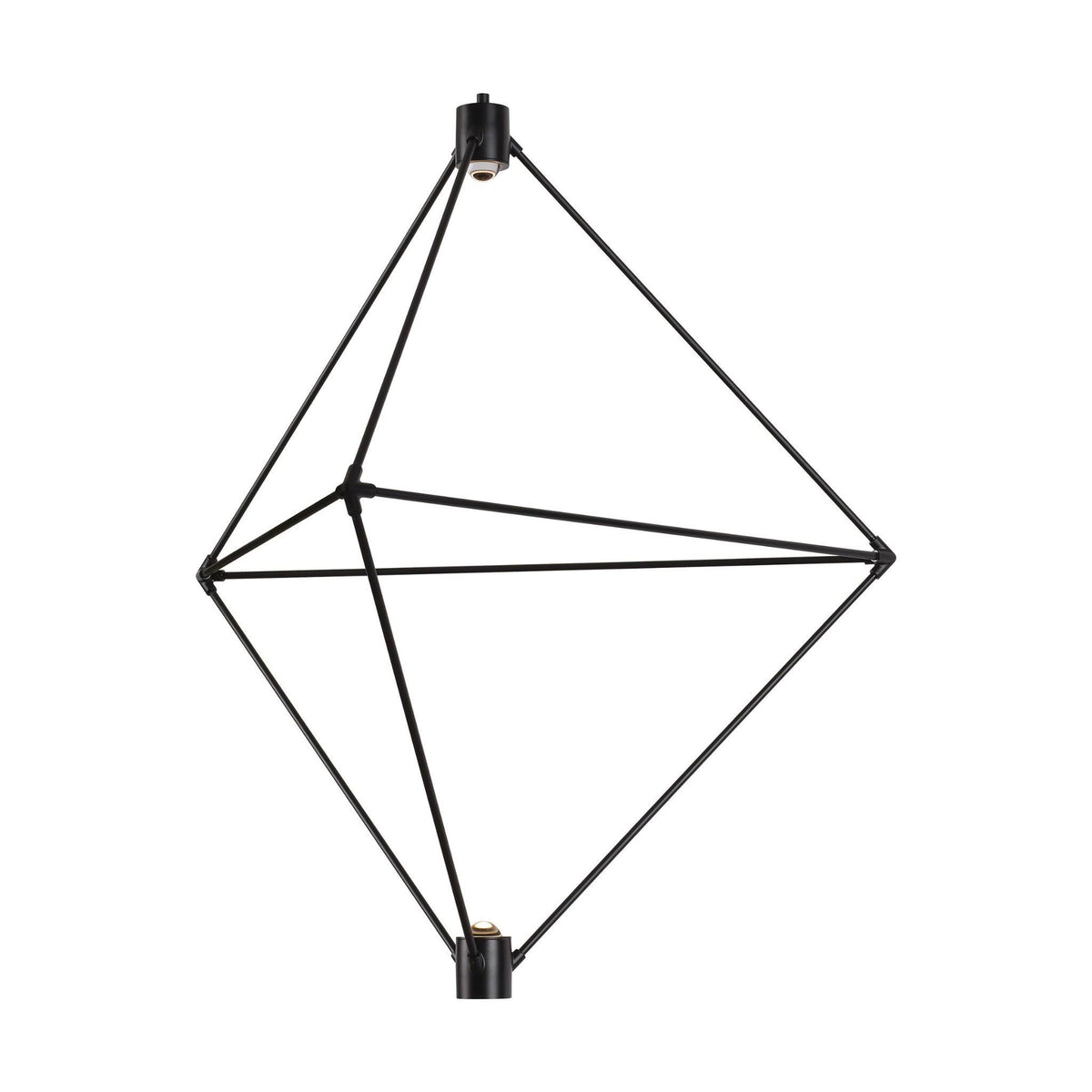 Black LED Chandelier D271