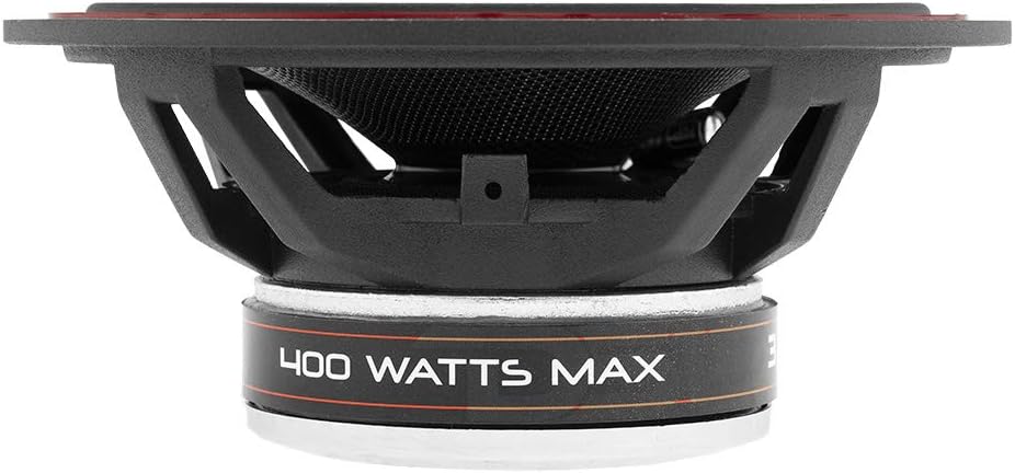 6.5-Inch 3-OHMS Car Coaxial Speaker 400 WATTS Max Set of 2 Y17652