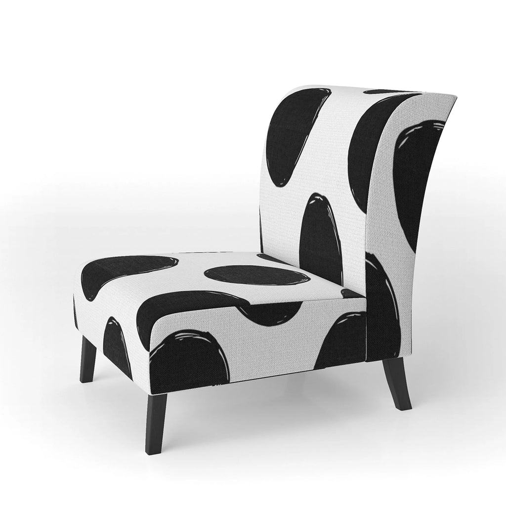 Upholstered Patterned Accent Chair and Arm Chair X816