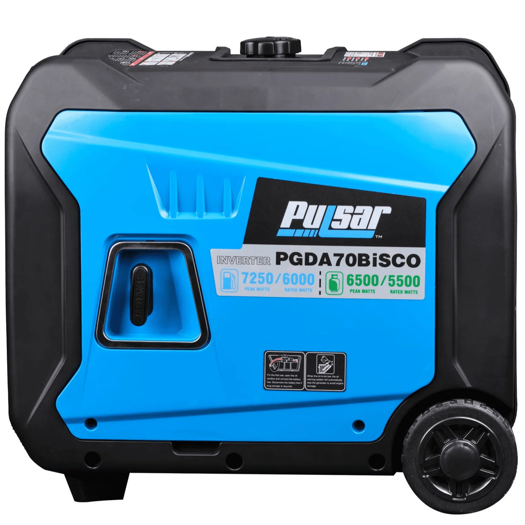 7,250 Watt Dual Fuel Inverter Generator with Remote Start G3174