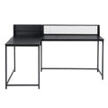 Black L Shaped Corner Desk H56544