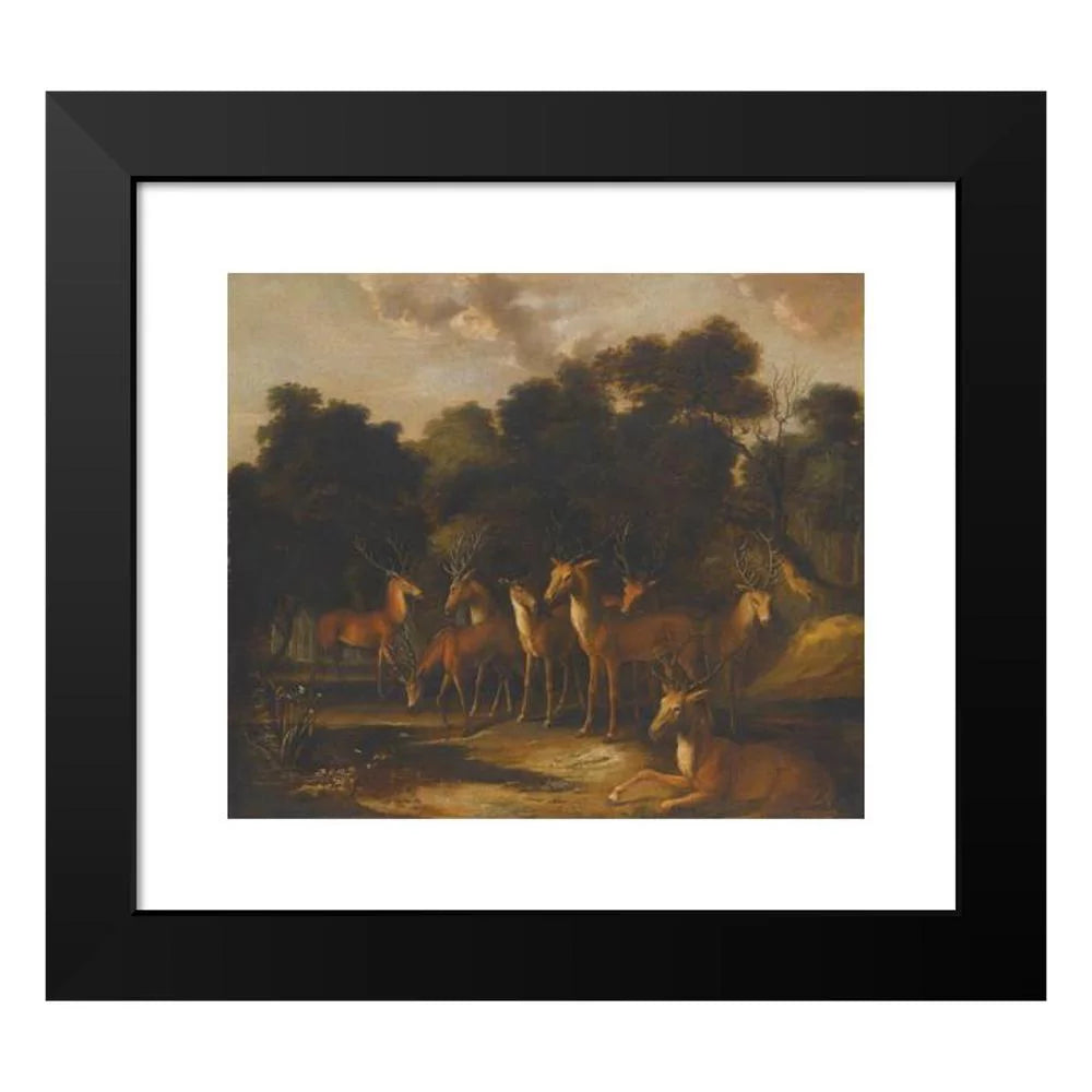 Black Modern Framed Art Print B672805