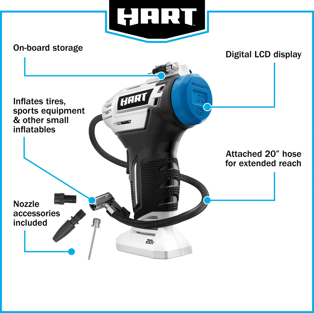 Cordless Inflator with 20-inch Hose W425929