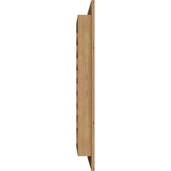 Unfinished Functional Vertical Gable Vent M3521