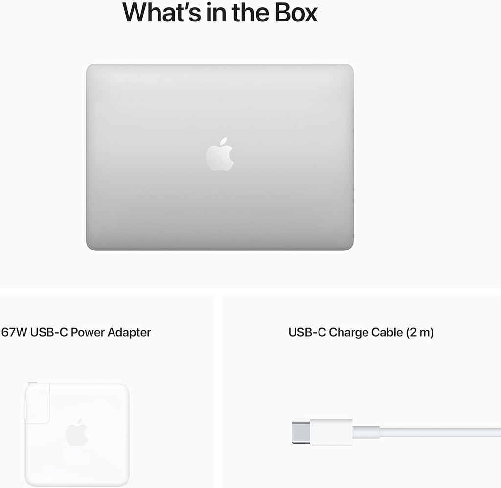 Apple MacBook Pro 13-inch with M2 Chip, 16GB RAM, 512GB SSD Storage Silver Y78775