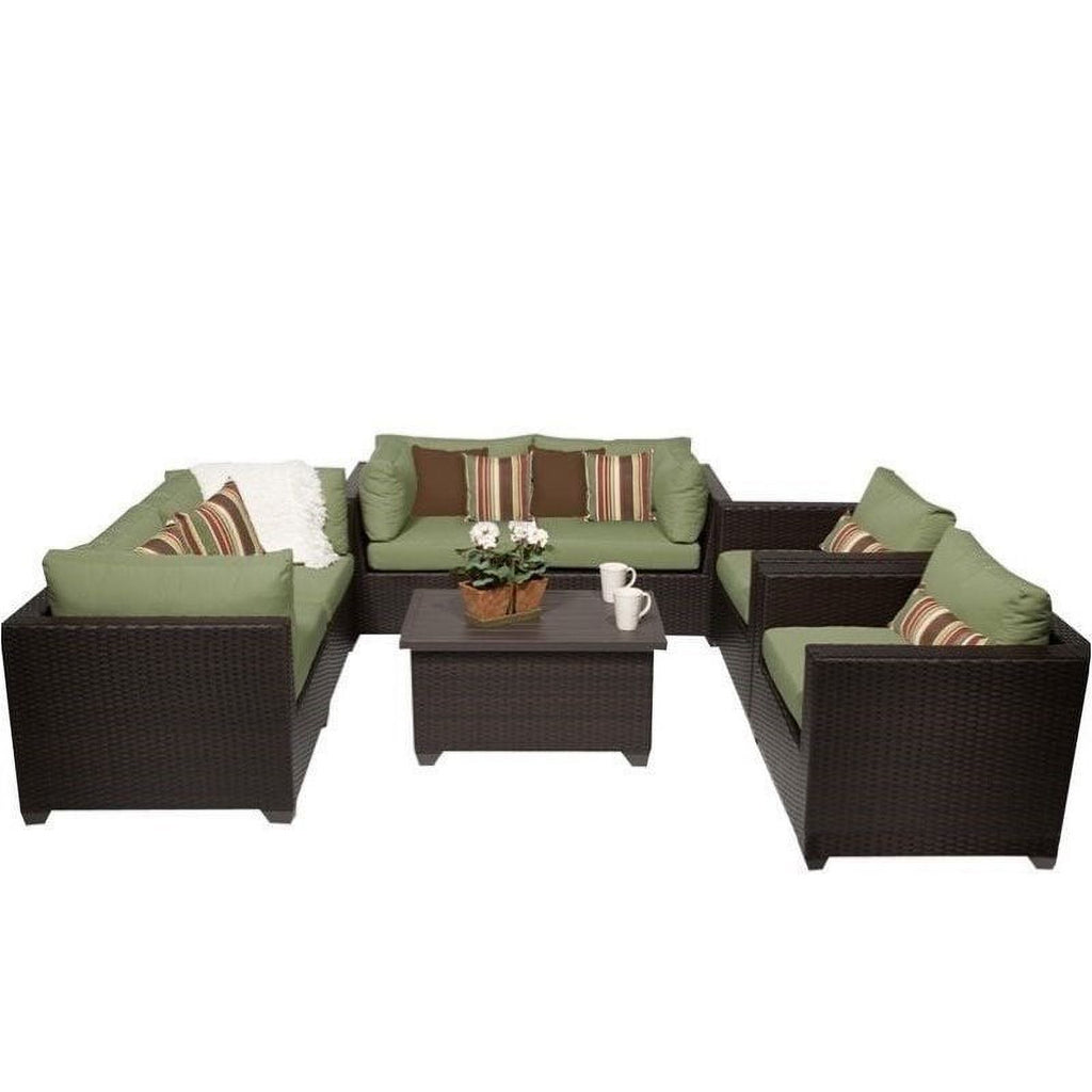 7 Piece Outdoor Wicker Sofa Set A48210