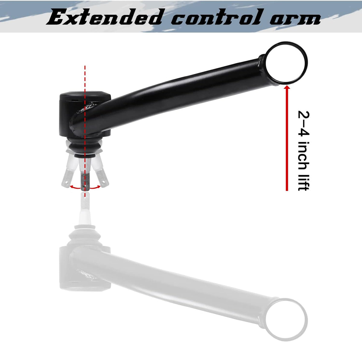 2-4" Upper Control Arm Lift Cast Steel Arms T85310